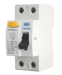 British General Fortress 100A 30mA DP Type A RCD