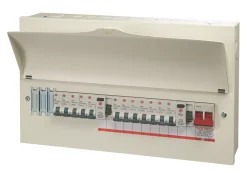 Wylex 21-Module 12-Way Populated Dual RCD Consumer Unit