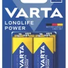 Varta Longlife Power 9V High Energy Batteries 4 Pack