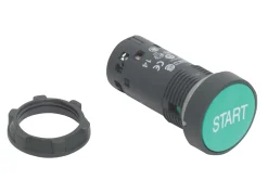 Schneider Electric XB7NA3133 Green Flush Push-Button Spring Return NO