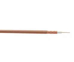 Time GT100 Brown 1-Core Round Coaxial Cable 25m Drum