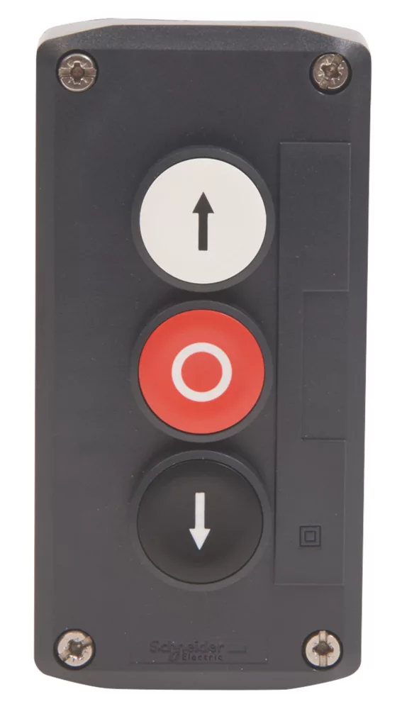 Schneider Electric XALD324 3-Pole Flush Push-Button Complete Control Station NO/NC - Image 2