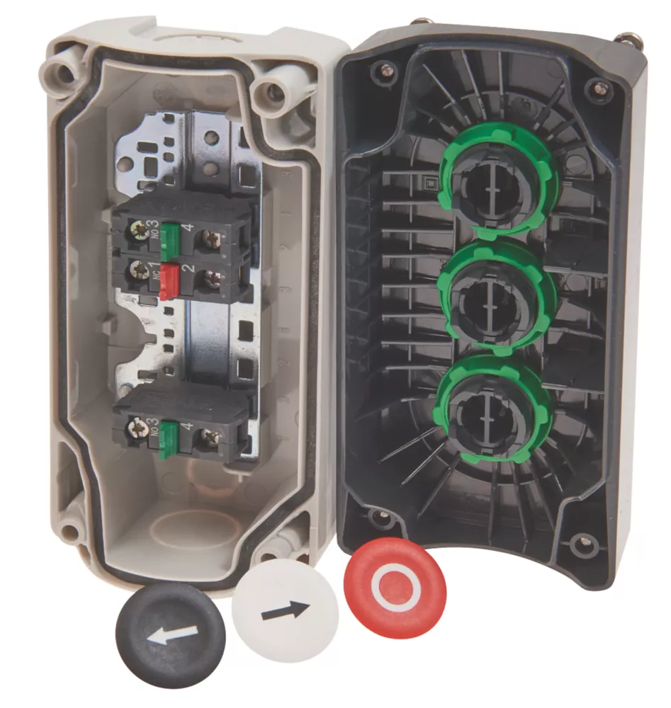 Schneider Electric XALD324 3-Pole Flush Push-Button Complete Control Station NO/NC - Image 4