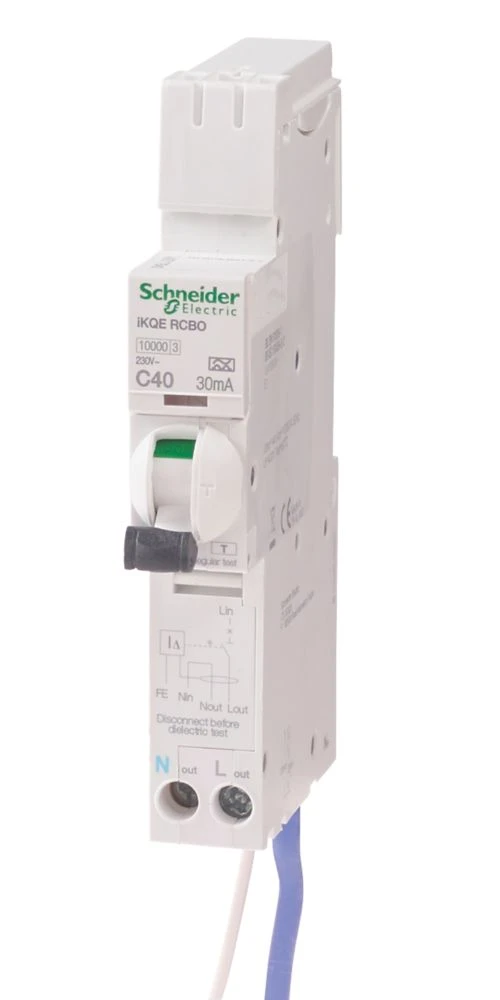 Schneider Electric IKQ 40A 30mA SP & N Type C 3-Phase RCBOs
