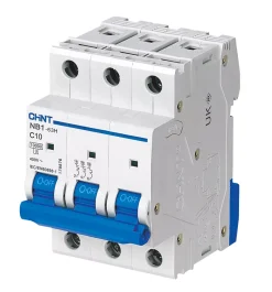 Chint NB1 10A TP Type C 3-Phase MCB
