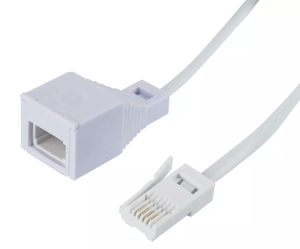 Essentials Telephone Extension Lead 10m - Image 2