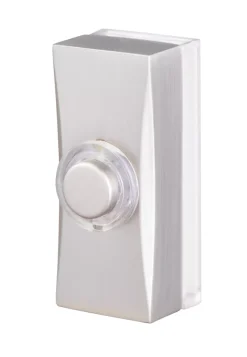 British General Wired Door Chime Bell Push Polished Chrome