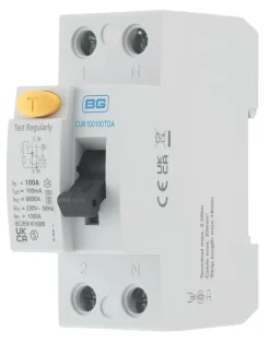 British General Fortress 100A 100mA DP Type A Time Delayed RCD