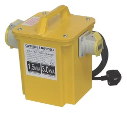Carroll And Meynell Transformers Carroll & Meynell 3000VA Intermittent Step-Down Isolation Transformer 230V/110V