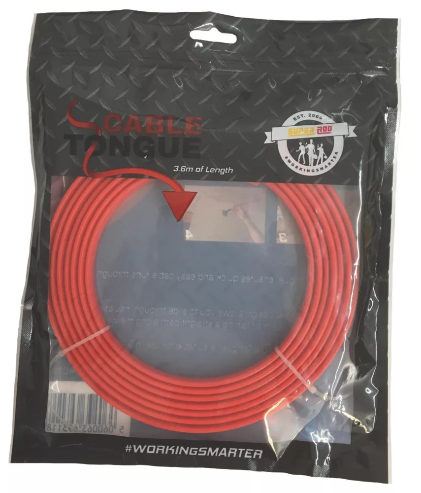 Super Rod Polypropylene Cable Tongue Draw Tape 3.6m (12') - Image 5