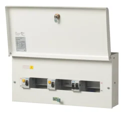 Eaton Memera 16-Module 10-Way Part-Populated Dual RCD Consumer Unit