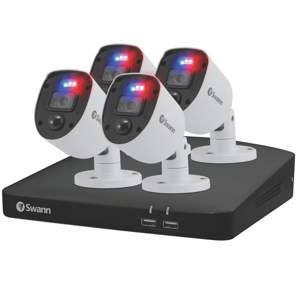 Swann SWDVK-84680SD4-EU 32GB 8-Channel 1080p DVR CCTV Kit & 4 Indoor & Outdoor Cameras - Image 3