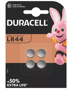 Duracell LR44 Button Cell Speciality Alkaline Battery 4 Pack