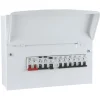 MK Sentry 12-Module 8-Way Populated Main Switch Consumer Unit
