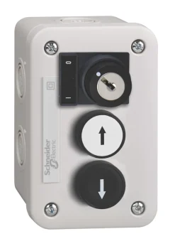 Schneider Electric XALE3441 3-Pole Flush Push-Button Complete Control Station NO