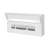 MK Sentry 21-Module 21-Way Populated High Integrity Dual RCD Consumer Unit