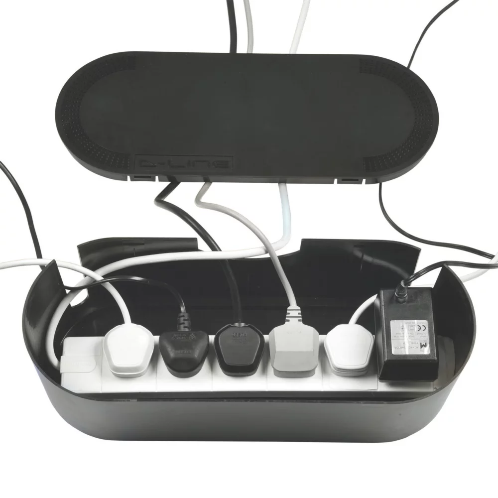 D Line D-Line Cable Tidy Unit Black 2 D Line D-Line Cable Tidy Unit Black - Image 2