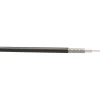 Time RG6 Black 1-Core Round Coaxial Cable 50m Drum