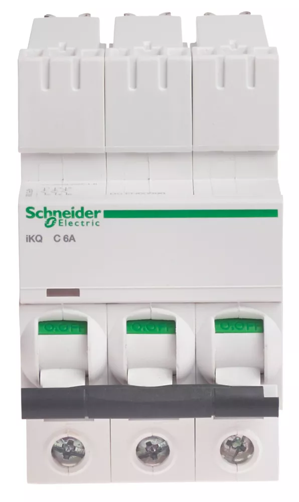 Schneider Electric IKQ 6A TP Type C 3-Phase MCB - Image 2