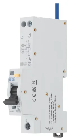 British General 32A 30mA SP & N Type B RCBO With AFDD