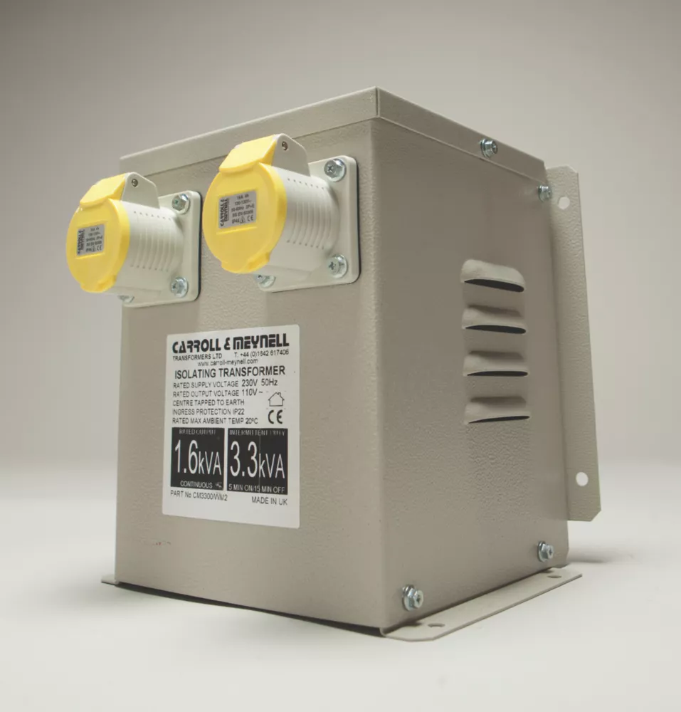 Carroll And Meynell Transformers Carroll & Meynell 3300VA Intermittent Step-Down Isolation Transformer 230V/110V 4 Carroll And Meynell Transformers Carroll & Meynell 3300VA Intermittent Step-Down Isolation Transformer 230V/110V - Image 4
