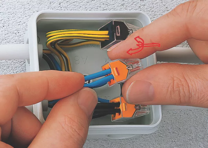 Wago 41A 3-Way Push-Wire Connector 50 Pack - Image 5