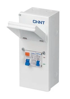 Chint NX3 3-Module 1-Way Populated Shower Consumer Unit