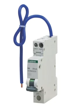 Crabtree Starbreaker 6A 30mA SP & N Type B Mini-RCBO