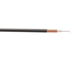 Time GT100 Black 1-Core Round Coaxial Cable 100m Drum