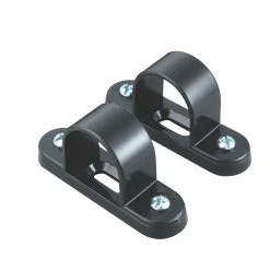 Tower UPVC Spacer Bar Saddles 25mm 2 Pack