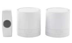 Byron Plug-In Wireless Door Chime Kit White