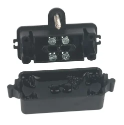Hylec 2-Entry IP68 Gel In-Line Connector Black