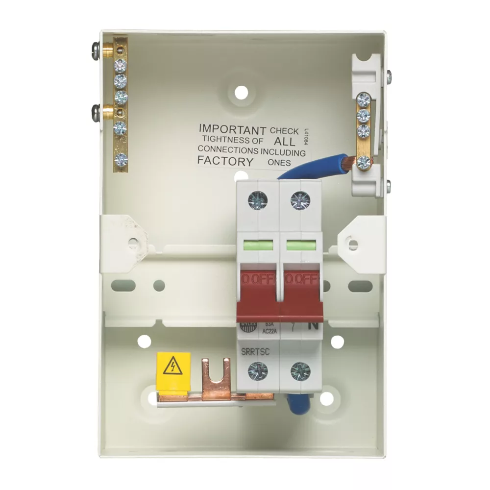 Wylex 4-Module 2-Way Part-Populated Main Switch Consumer Unit - Image 4