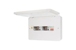 Schneider Electric Easy9 14-Module 8-Way Part-Populated Dual RCD Consumer Unit