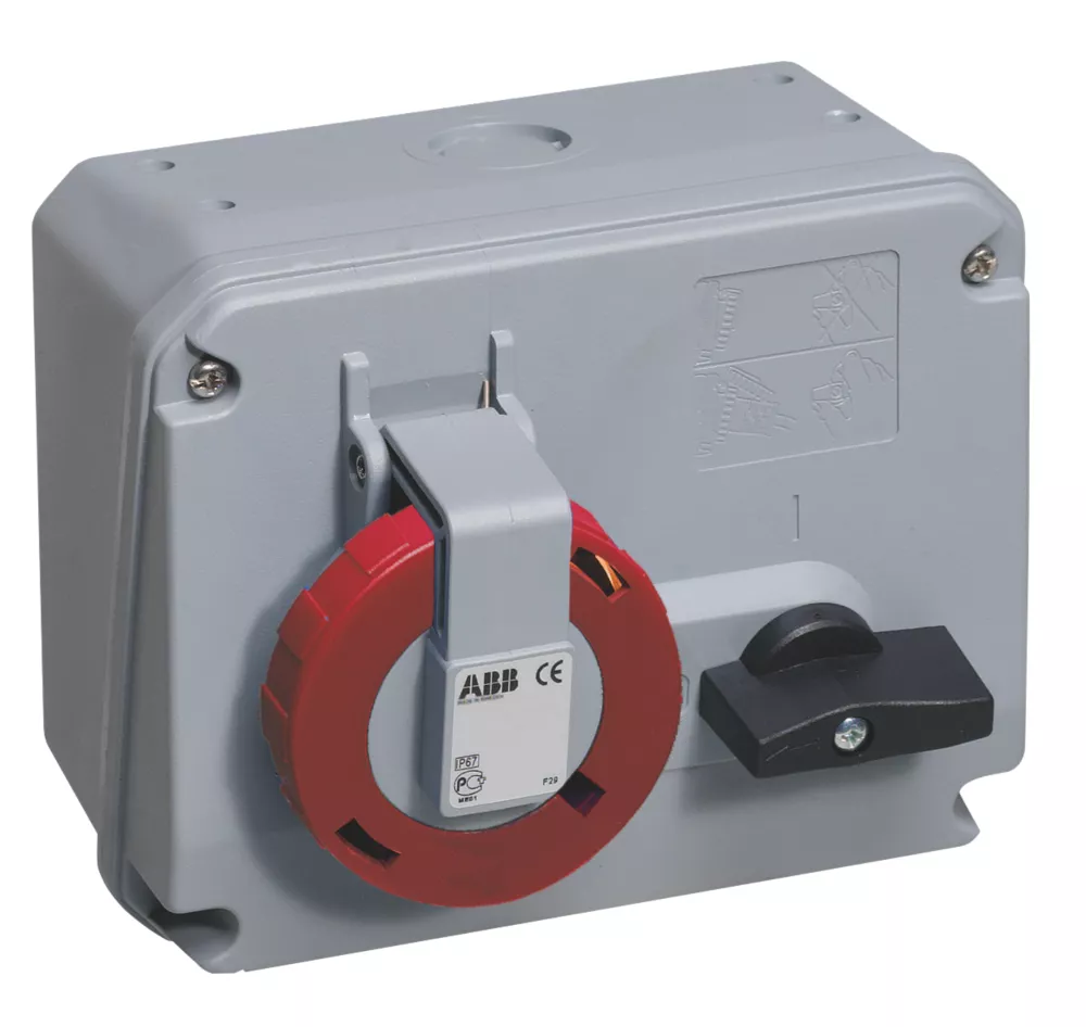 ABB 32A 4P+E Socket 250V - Image 2