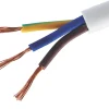Time 3093Y White 3-Core 1mm² Heat Resistant Cable 25m Drum