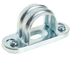 Deta Zinc-Plated Steel Spacer Bar Saddles 25mm 10 Pack