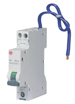 Wylex 6A 30mA DP Type B Mini RCBO