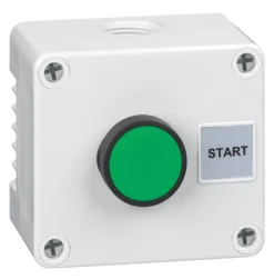 Hylec 1DE.01.06AG-SF Double Pole Flush Push-Button Isolator Switch NO/NC