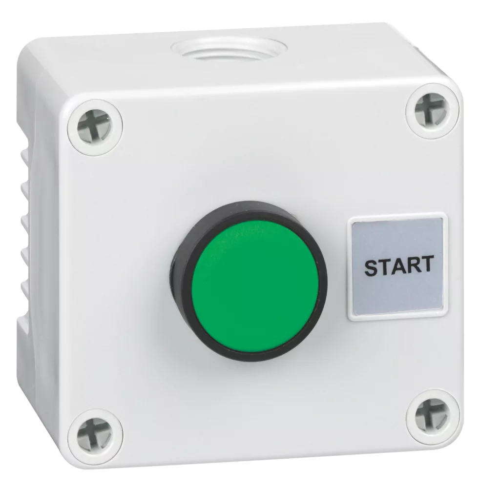 Hylec 1DE.01.06AG-SF Double Pole Flush Push-Button Isolator Switch NO/NC