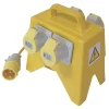 Carroll And Meynell Transformers Carroll & Meynell 16A 4-Way Site Splitter 5m 110V