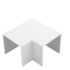 Tower Flat Trunking Angle 50 X 50mm 2 Pack
