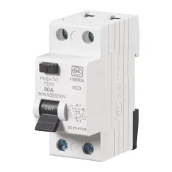 MK Sentry 80A 30mA 2-Pole Type A RCCB