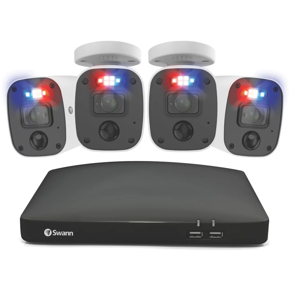 Swann Enforcer SWDVK-856804MQB-EU 2TB HDDGB 8-Channel 4K DVR CCTV Kit & 4 Indoor & Outdoor Cameras - Image 2