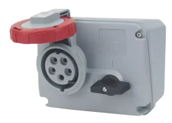 ABB 32A 4P+E Switched Socket 415V