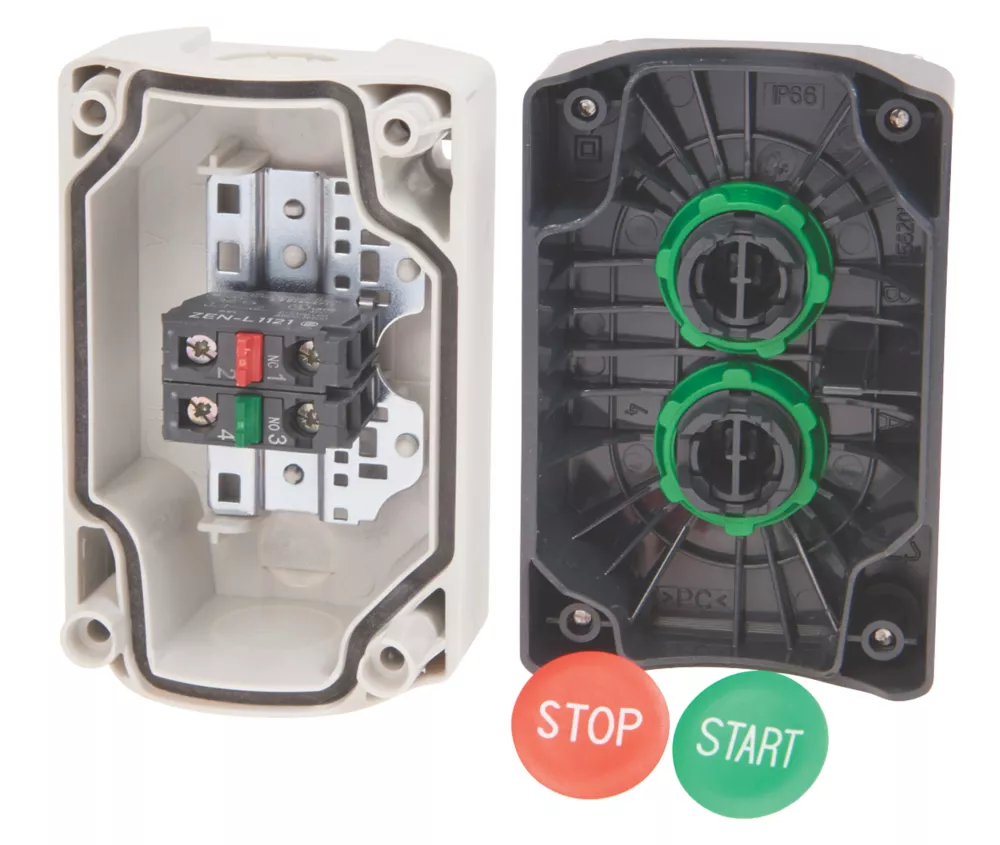 Schneider Electric XALD215 Double Pole Flush Push-Button Complete Control Station NO/NC - Image 4