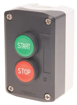Schneider Electric XALD215 Double Pole Flush Push-Button Complete Control Station NO/NC