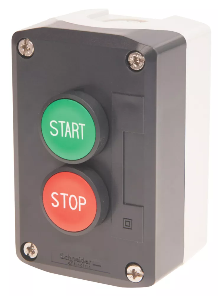 Schneider Electric XALD215 Double Pole Flush Push-Button Complete Control Station NO/NC