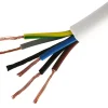 Time 3095Y White 5-Core 0.75mm² Flexible Cable 10m Coil