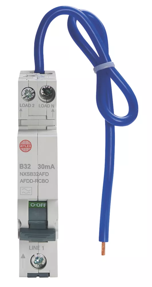 Wylex NXS 32A 30mA SP & N Type B AFDD & RCBO - Image 2